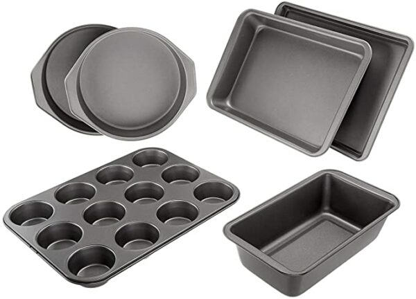 AmazonBasics 6-Piece Nonstick Oven Bakeware Baking Set 2