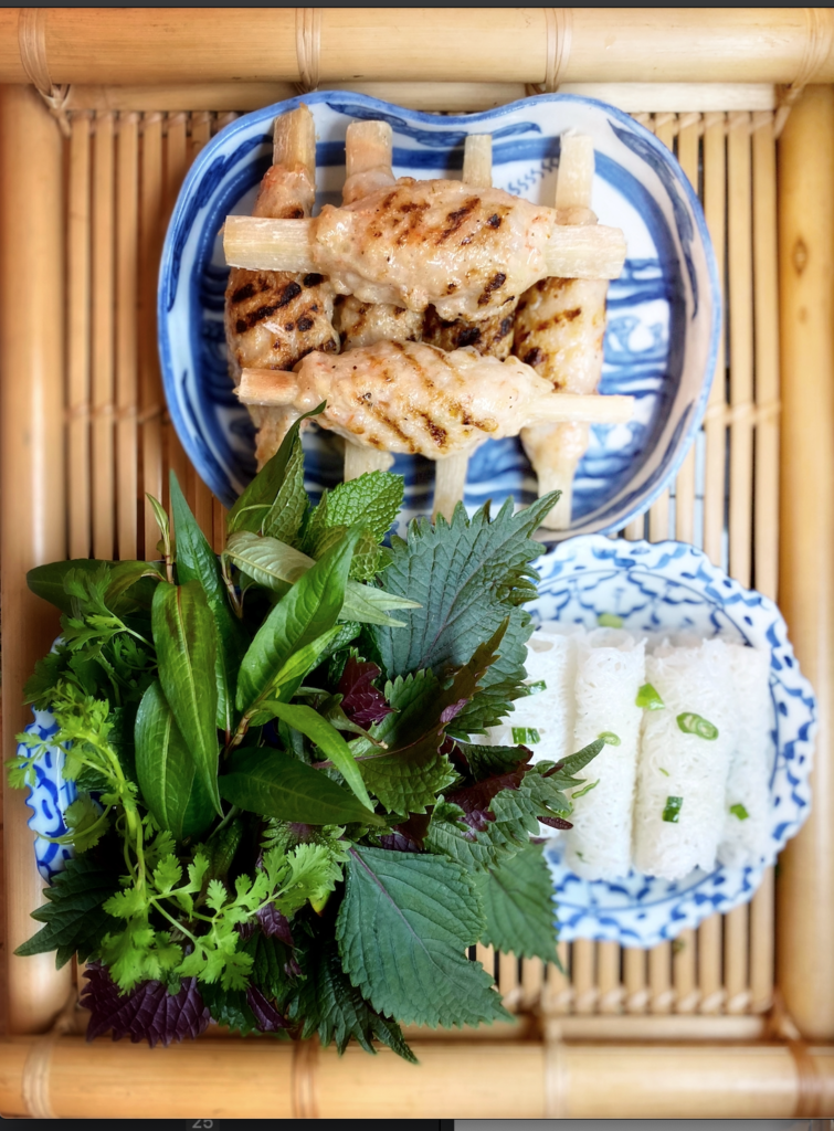 Grilled Shrimp  on Sugar Cane - Chao Tom 2