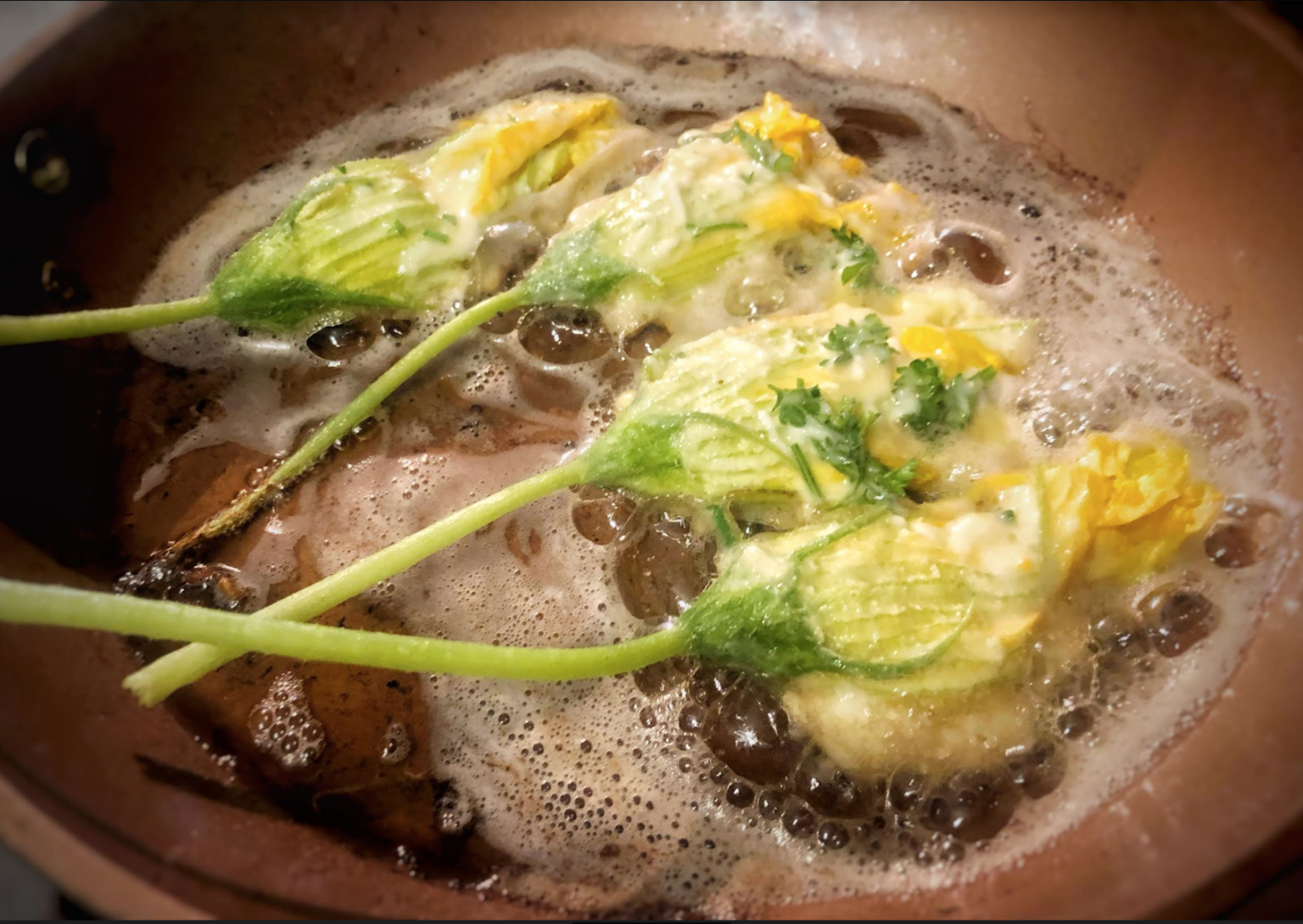 Italian Cheese Stuffed Squash Blossoms Taste Topics