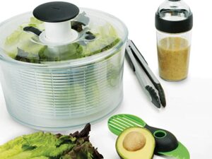 OXO 1188500 Good Grips Salad Dressing Shaker Clear,Large,Black 5