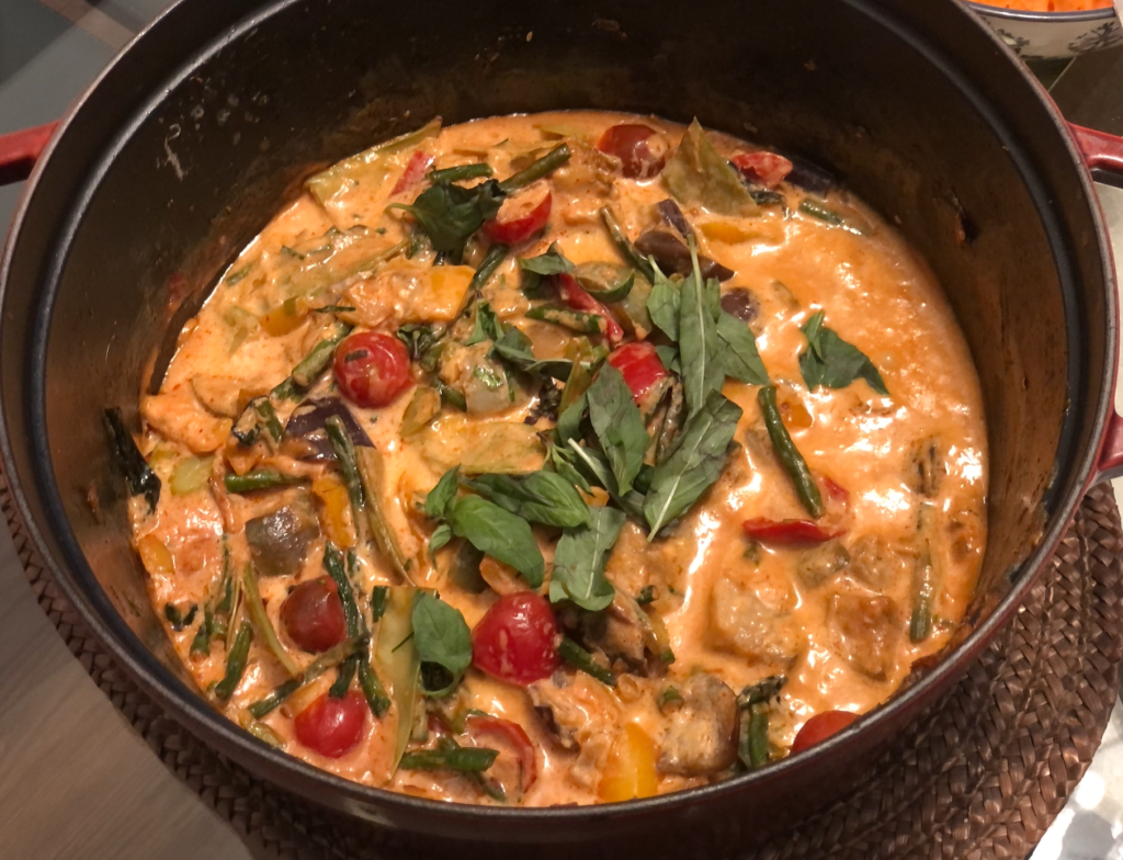 Thai Vegetarian Red Curry - Taste Topics