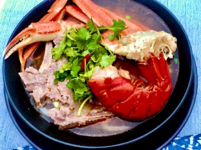 Prawns & Crab Tapioca Noodles Soup - Banh Canh Tom Cua 3