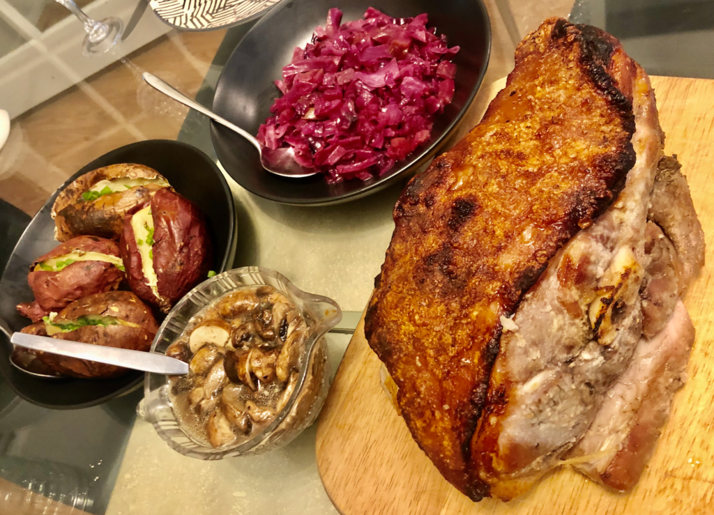 German Roast Pork with Crackling Skin 3