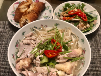 Chicken and Fish Noodles Soup - Hu Tieu Ga Ca 4