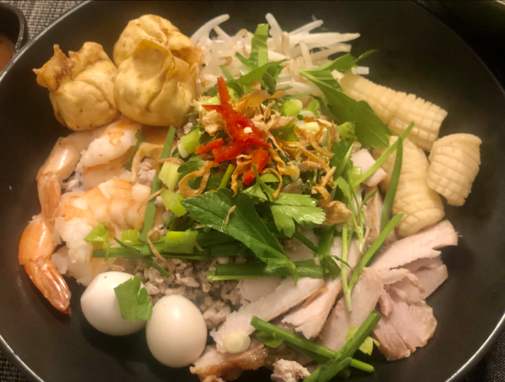 Tasty Noodles with Prawns and Pork or Hu Tieu 1