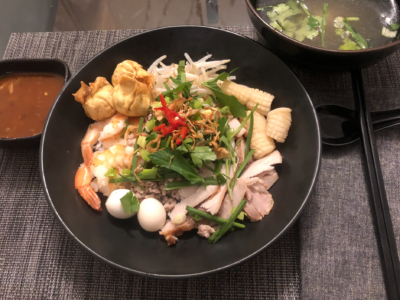 Tasty Noodles with Prawns and Pork or Hu Tieu 2