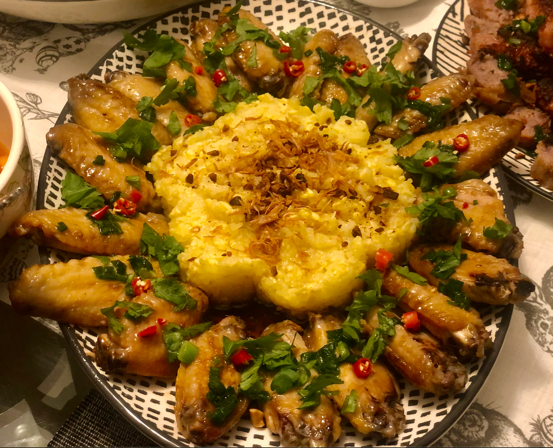 Mung Bean Sticky rice (Xôi Xéo) the easy way 6