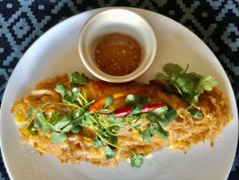 The best fluffy crab-filled omelette you will ever make!