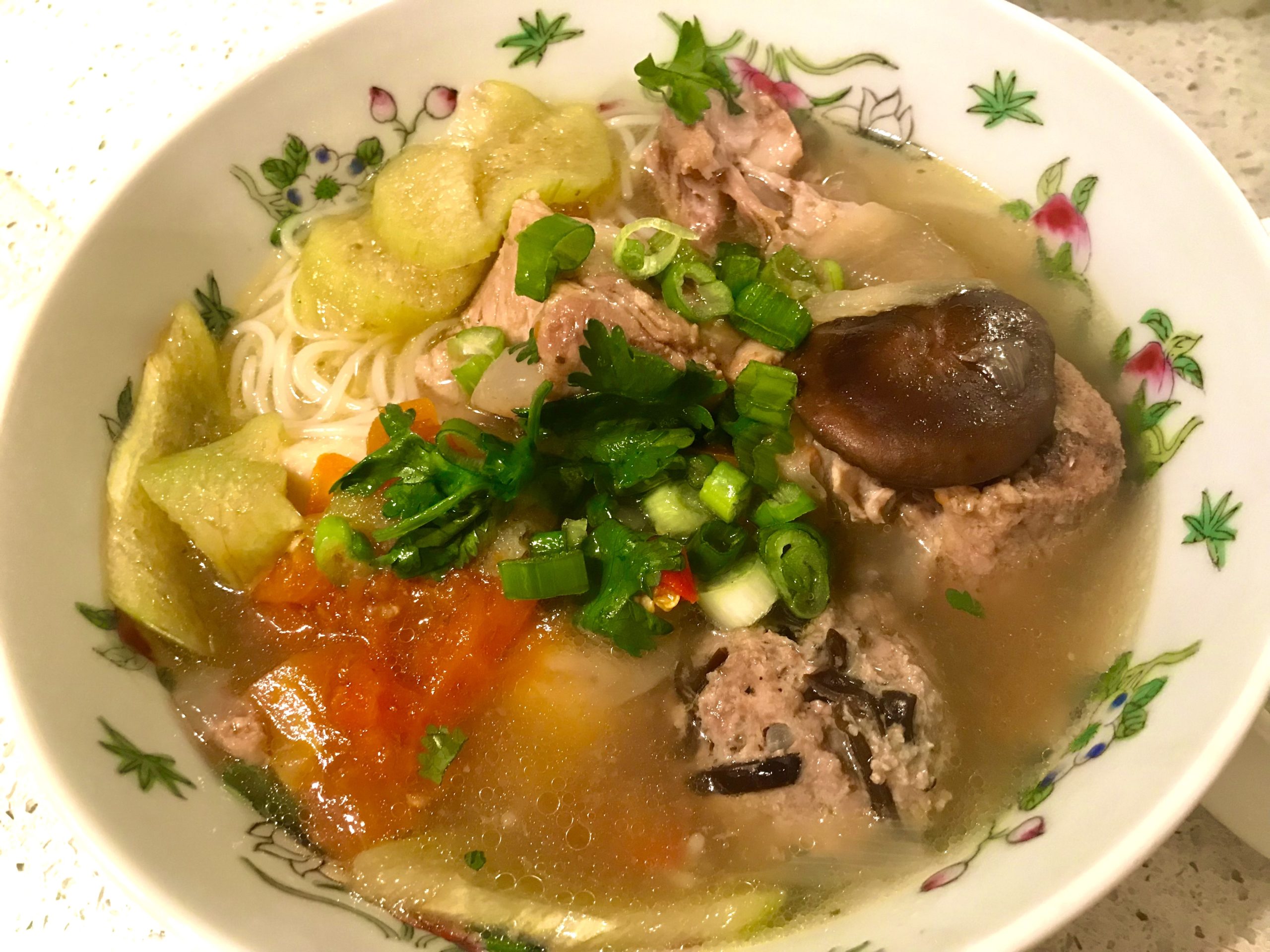 The Easy Way To Make Bun Bung, The Rustic Yet Delicious Hanoi Pork Ribs Vermicelli Noodles Soup With Instant Pot 13